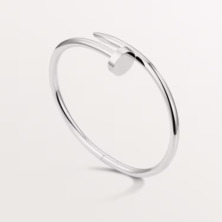 Nail Bracelet — White Gold